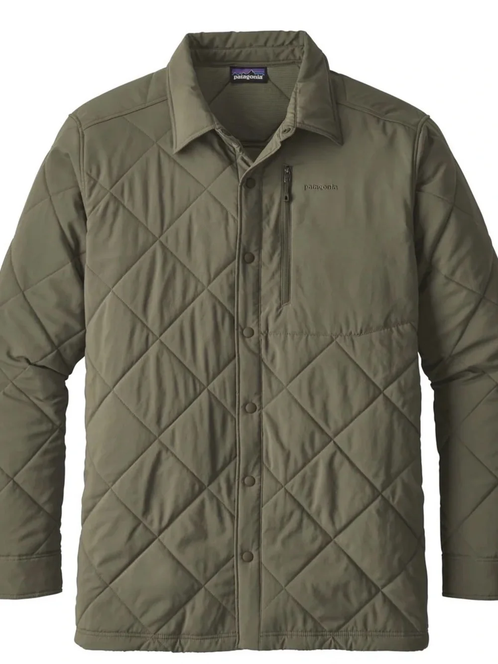 Patagonia tough puff Green Quilted Lightweight Shirt Jacket sz M OUT OF STOCK